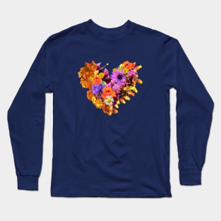 Flowers Heart Long Sleeve T-Shirt